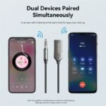 Receptor de Audio USB   BT 5.4 para Auto / 1.5M / Negro  NAIHG  Vention - Imagen 10