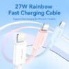 Cable USB-C a Lightning   3A / 2M / Blanco  LAKWH  Vention