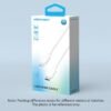Cable USB-C a Lightning   3A / 2M / Blanco  LAKWH  Vention