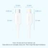 Cable USB-C a Lightning   3A / 2M / Rosado  LAKPH  Vention