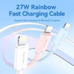 Cable USB-C a Lightning   3A / 1M / Rosado  LAKPF  Vention - Imagen 3