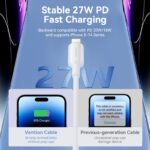 Cable USB-C a Lightning   3A / 1M / Rosado  LAKPF  Vention - Imagen 6