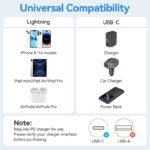 Cable USB-C a Lightning   3A / 1M / Rosado  LAKPF  Vention - Imagen 8