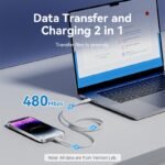 Cable USB-C a Lightning   3A / 1M / Rosado  LAKPF  Vention - Imagen 9