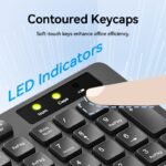 Combo Teclado y Mouse Inalámbrico + Mouse Pad   Negro  KTDB0-ES  Vention - Imagen 14