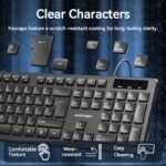 Combo Teclado y Mouse Inalámbrico + Mouse Pad   Negro  KTDB0-ES  Vention - Imagen 15