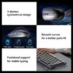 Combo Teclado y Mouse Inalámbrico + Mouse Pad   Negro  KTDB0-ES  Vention - Imagen 17