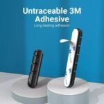 Organizador de Cables para Escritorio   p/3 Cables  Negro  KBTB0  Vention