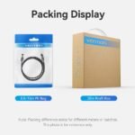 Cable de Red   Cat.8  SFTP / 0.5M / Negro  IKABD  Vention