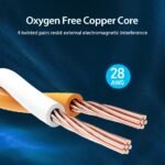 Cable de Red   Cat.8  SFTP / 0.5M / Negro  IKABD  Vention - Imagen 8