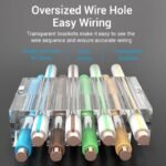 Plug RJ45 Blindado   Cat.8 FTP / 2 Unidades / Dorado  IDHR0-2  Vention - Imagen 12