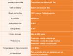 Batería para Apple iPhone 15 Plus   4650mAh  ORYRO - Imagen 2