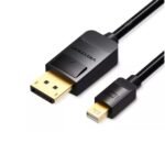 Cable Mini DP a DP   Macho/Macho / 1.5M / Negro  HAABG  Vention