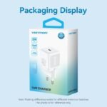 Cargador de Pared USB-C GaN   20W / Celeste  FEPL0-EU  Vention - Imagen 6
