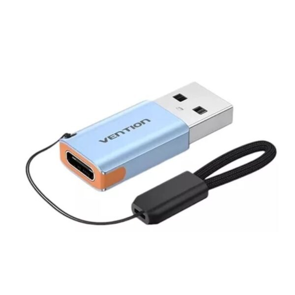 Adaptador USB-A 3.1 a USB-C   Macho/Hembra / Aluminio  CUAH0  Vention