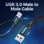 Cable USB 3.0-A    Macho/Macho / 3M / Negro  CONBI  Vention - Imagen 2