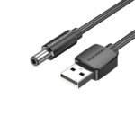 Cable USB-A a DC 5.5 mm   1.5M  Negro  CEYBG  Vention - Imagen 3