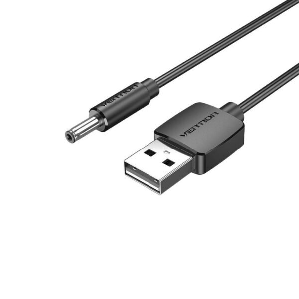 dlimgs.php_-4923.jpg Cable de Poder USB-A a DC 3.5 mm x 1.35 mm 5V / 1.5M / Negro CEXBG Vention