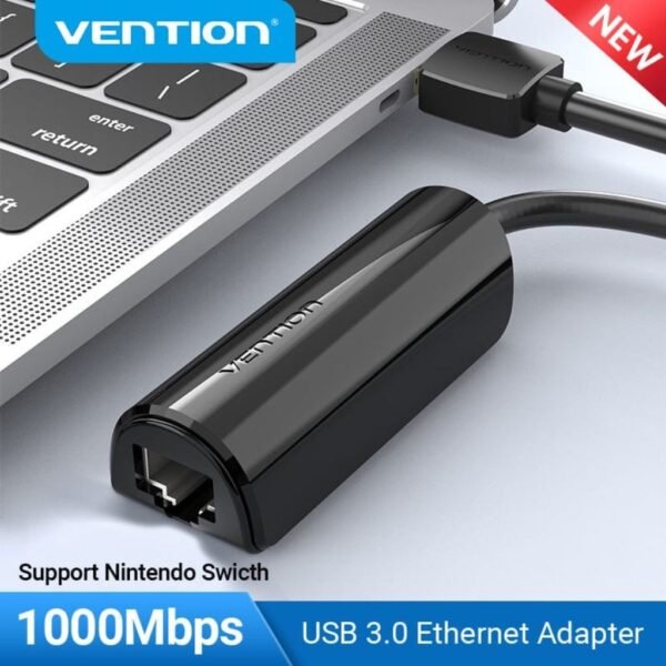 dlimgs.php_-4926.jpg Adaptador USB-A 3.0 a Gigabit Ethernet / 0.15M / Negro CEHBB Vention