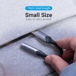 Adaptador de Audio USB-C a 3.5mm   Macho/Hembra / 0.1M / Gris  BGJHA  Vention - Imagen 4