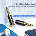 Adaptador de Audio 3.5 mm a 2.5 mm   Macho/Hembra / Negro  BFBB0  Vention - Imagen 2