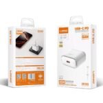 Cargador de Pared Q1415   PD 45W  USB C a USB C  Blanco  LDNIO