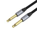 Cable de Audio 6.35 mm TS   Macho/Macho / 1.5M / Gris  BASHG  Vention - Imagen 2