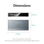Switch 3 en 1  HDMI / 8K  / Gris  AKRH0  Vention - Imagen 5