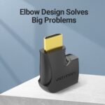 Adaptador HDMI 270° Macho a Hembra Vertical / Flat / Negro   AIQB0 Vention