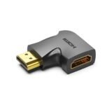 Adaptador HDMI 270° Macho a Hembra Vertical / Flat / Negro   AIQB0 Vention - Imagen 3