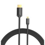 Cable HDMI-D a HDMI-A   4K HD / macho/Macho / 1.5M / Negro  AGIBG  Vention - Imagen 2