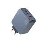 Cargador de Pared Q8   3 USB-C/1 Lightning / 1 USB-A  USB C a USB C  100W  Azul/Negro  LDNIO - Imagen 4