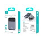 Power Bank Dual Port 10.000mAh   33W  c/Display  Gris  CD221 USAMS - Imagen 4