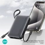 Power Bank 10.000mAh   Tipo C + Lightning  PD20W  Negro  XR Series  CD228 USAMS - Imagen 3