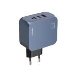 Cargador de Pared Q7   2 USB-C/1 Lightning/1 USB-A  USB C a USB C  65W  Azul/Negro  LDNIO - Imagen 4