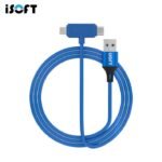 IS-006- Cable de transmisión para iOS Dual Interface   Isoft - Imagen 2