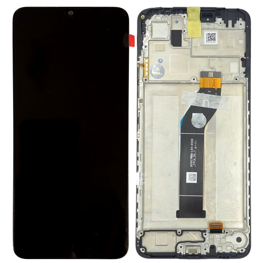 dlimgs.php_-5218.jpg Display Xiaomi Redmi 13C 4G/5G (560002C3UA00/5600120C3V00) /Poco C65 4G Comp. c/Marco Negro Original - Imagen 1