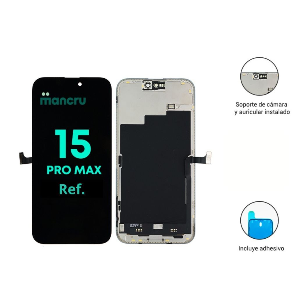 dlimgs.php_-5238.jpg Display Apple iPhone 15 Pro Max (Ref) Comp. Negro - Imagen 1