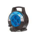 Alargue Carrete 4 Schuko a Ficha Schuko  Cable 10M  VIVION