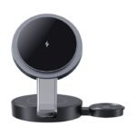 Cargador Inalámbrico 15W  3 en 1  Carga Rápida  Negro  CD234  USAMS - Imagen 6