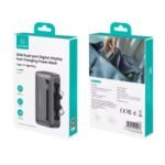 Power Bank c/Pantalla Digital 4.500mAh   20W  Cable Tipo C + Lightning  Gris  CD233 USAMS