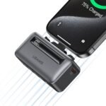 Power Bank c/Pantalla Digital 4.500mAh   20W  Cable Tipo C + Lightning  Gris  CD233 USAMS - Imagen 7