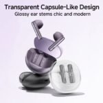 Auricular Bluetooth TWS AilyBuds Clear  Violeta  QCY By Xiaomi - Imagen 4