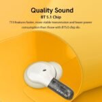 Auricular Bluetooth TWS T13   Blanco  QCY By Xiaomi - Imagen 2