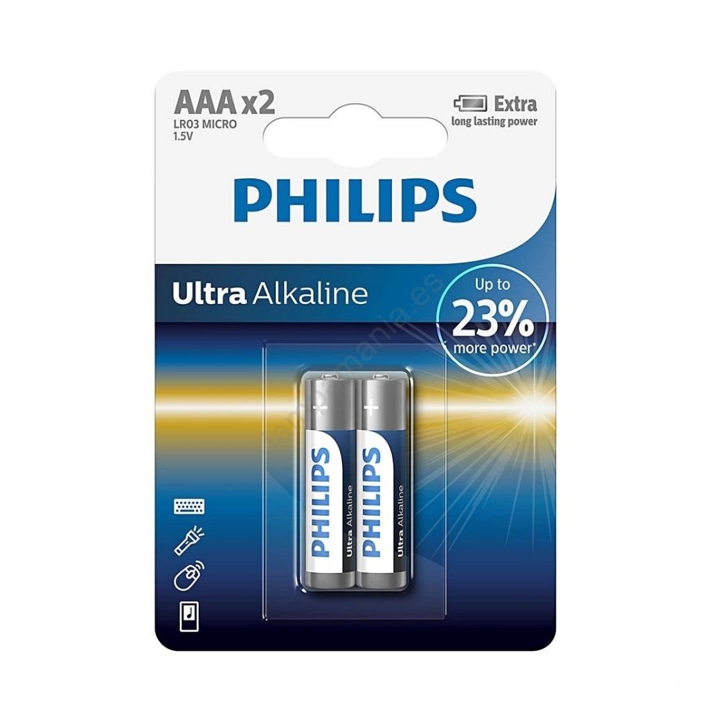 dlimgs.php_-5464.jpg Pila Ultra Alcalina Philips AAA (2 Unidades) - Imagen 1