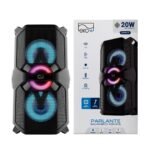 Parlante Bluetooth EKV-PA-03   20W  2 x 26.5''3  3000 mAh  Negro EKO-Vi