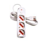 Alargue 3 Tomas Schuko + 3L   Cable 3M   Blanco  Conatel - Imagen 2