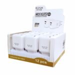 Caja BLOOX TO GO con 12 Cargadores de Pared A+C 3A 20W   18x14x11cm - Imagen 4