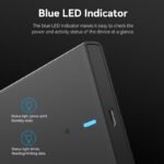 Caja para Disco Duro SATA de 2.5"   Cable USB 3.1 Gen 2 / USB-C / Negro  KPBB0  Vention - Imagen 5