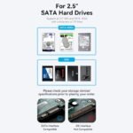 Caja para Disco Duro SATA de 2.5"   Cable USB 3.1 Gen 2 / USB-C / Negro  KPBB0  Vention - Imagen 6